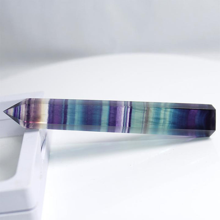 Rainbow Fluorite Wand - 7 Chakra Healing