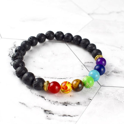 Hematite Chakra Bracelet Set - Inspire Wellness & Health