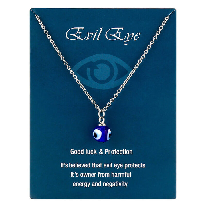 Blue Evil Eye Protection Necklace