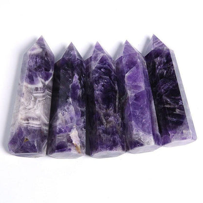 Amethyst Crystal Wand - Crown Chakra Healing