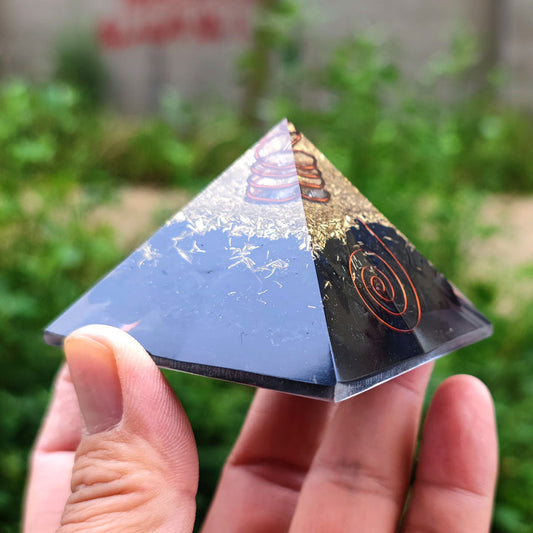 Black Tourmaline Orgone Protection Pyramid