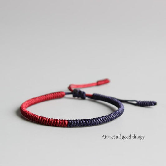 Tibetan Handmade Knot Bracelets - Freedom from Suffering