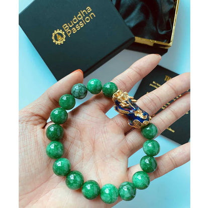 Jade Pixiu Abundance Protection Bracelet-Fortune And Good Luck