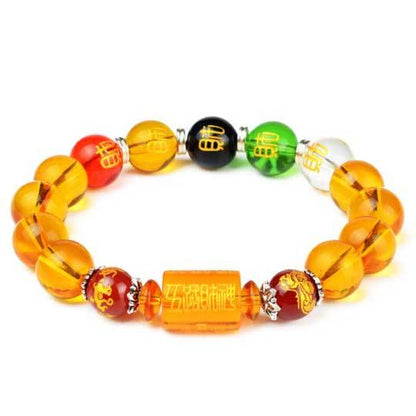 Citrine the God of Wealth Bracelet -Feng Shui Five Elements Crystal