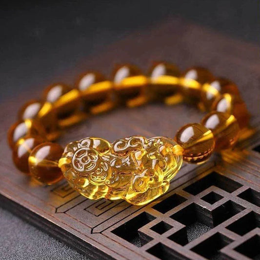 Citrine Pixiu Bracelet - Attract Wealth