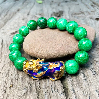 Jade Pixiu Abundance Protection Bracelet-Fortune And Good Luck