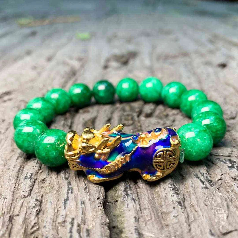 Jade Pixiu Abundance Protection Bracelet-Fortune And Good Luck