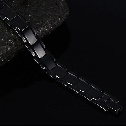 Magnetic Therapy Bracelets - Black, Silver, Gold