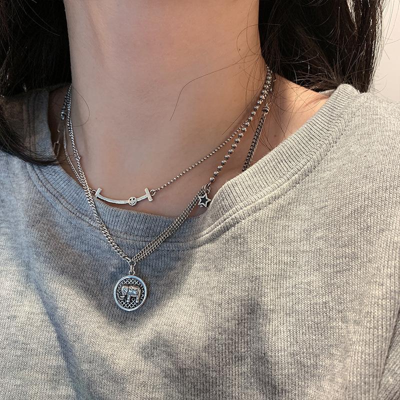 Silver Elephant Necklace - Symbol of Good Luck & Fortune